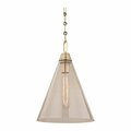 Hudson Valley Newbury 16 Inch 1 Light Pendant 6011-AGB